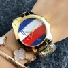 Fashion Brand Watch Watch for Women039S Girl Flag Style Steel Metal Band Quartz Watches Tom650128386456