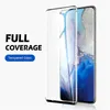 Fingerabdruck-Entsperrung, hüllenfreundlicher 3D-gebogener Displayschutz aus gehärtetem Glas für Samsung Galaxy S20 S20Plus S20Ultra mit Einzelhandelsverpackung