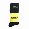 GOLF Calcetines de algodón Espesar Moda de calle Deportes Cómodos Calcetín hermoso Otoño Invierno Calcetines de tubo medio transpirables