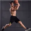 Hommes Shorts de course Stripe Zip Pocket Gym Tennis Shorts Séchage rapide Training Fitness Basketball Loose Sport Plus Size