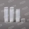 200pcs / lot rápido transporte 4,5g Esvaziar tubo Oval Lip Balm Tubes Desodorante Containers caixa cores aleatórias # 8108