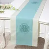 250x33 cm Long New Dinner Party Table Runner Kinesisk Broderi Lucky Home Dekor Rektangel Bomull Linen Tea Table Cloth Dining Table Mats