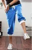 Gros-NOUVEAU 2016 mode hommes pantalons décontractés capri sports pantalons pour hommes basket-ball 3/4pants taille élastique hip hop jambe pantalon en coton 3XL