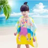 2019 Bath Towel Blanket Micro Fiber Material Kid Cartoon Print Hooded Cloak Swimming Beach Towels Multi Style Optional Hot Sale TC181203