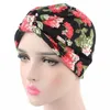 Indian Hat Hair Accessories Products Turban Parent-Child Hat European och American Popular Turban Hat Ny idyllisk tryckt elastisk bomull