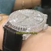 DM Top Version Traditionnelle Jewelry Series 82760/000g-9852 Diamonds Dial Miyota 9015 Automatisk herrklocka Diamond Case Designer Watches