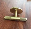 1.2'' Pure Copper Brass T Knobs Cabinet Knob Pull Handle Dresser Knobs Drawer Pulls Handles Backplate Antique Kitchen Furniture