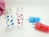 Lg07yb-5ml-c clover tube transparent glass cosmetics perfume spray bottles