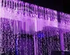 1500LED أضواء 8 * 6 متر أضواء الستار، عيد الميلاد زخرفة الضوء، فلاش الملونة الزفاف الديكور شحن مجاني