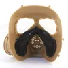 Taktyczne maski na głowę żywicę pełnoklat fan mgły dla CS Wargame Airsoft Paintball Manowa maska ​​gazowa z wentylatorem dla Cosplay Protection5377673