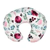 Avrupa Bebek Bebek Florals Hemşirelik Yastık Kapak Emzirme Yastık Kapak U Şekli Hemşirelik Yastık Kapak Slipcover A714