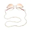 Accessorio per occhiali con catena per occhiali da sole antiscivolo Cordino in corda Moda bianca piccola conchiglia
