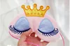 Crown Eye Mask Winker Sleep Mask Thicken Super Soft Rest Relax Sleep Eye Mask Travel Cartoon Long Eyelashes SZ48