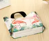 Gift Bag Flamingo Impresso plástico alças sacos de plástico suprimentos Roupas saco de compras saco de armazenamento partido Compras Embalagens decoração do casamento