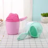 Urso dos desenhos animados Banhando o bebê recém-nascido Copa Kid shampoo Cup Bailer Baby Shower Água Colher Bath Wash Cup For 2 Cor EEA1406