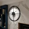 2019 kurze 3D-Stil, stille Uhr im europäischen Stil, modernes Design für Zuhause, Büro, dekorative Hängeuhren, Wanddekoration