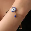 new fashion gold/sliver heart blue evil eye bracelet charm trendy adjustable for woman jewelry gift