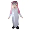 Costume della mascotte degli uomini arabi di Halloween Cartoon Donne arabe Personaggio a tema anime Costumi di fantasia per feste di carnevale di Natale Vestito per adulti