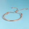 Nieuwe Collectie 18K Rose Gold Moments Hand Chain Bracelet Set Original Box voor Pandora 925 Sterling Silver Dames Bruiloft Armbanden