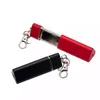 Färgrik Zink Alloy Plast Rökning Hand Ashtray Portable Keychain Cigarett Tobak Förvaring Box Container Högkvalitativ DHL