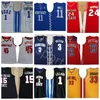 Uomo College Basketball Jersey Tutte le squadre Kyrie George Durant Irving Wall Simmons Lillard Mitchell Allen Leonard Iverson Ayton Embiid Link