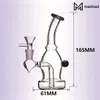 Szkło palenia Bong Rura wodna 6 "Wysoka z bezpłatną miską szklaną Headile Platform Dyfuzor PerColator Bubbler 1122