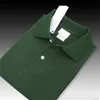 Mężczyźni Letnia Koszulka Polo Mężczyźni Wysokiej Jakości Solid Color Odzież Koszulka Haftowane Polo Koszulki Solidne Kolor Topy Odzież XS-4XL