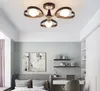 Modern 3 6 8 heads heart-shaped bedroom ceiling lamp crystal warm and romantic living room study restaurant ceiling lights MYY