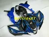 Kit carenatura moto per HONDA CBR600RR F5 07 08 CBR600 RR CBR 600RR 2007 2008 Set carene blu fiamme nere + regali HC08