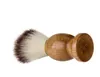 Przyjazny ekologicznie salon salon szczotka do golenia drewniana rączka Blaireau twarz broda czyszczenie mężczyzn golenia szczotka do czyszczenia szczotki narzędziem 5466682