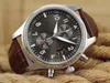 2020 новые высококачественные мужские часы пилотная серия 388002 389002 кварцевый хронограф кожаный ремешок повседневная мода спортивные военные наручные часы