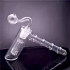 1pcs Glass Bong Hammer Bubbler Oil Rig bong 6 Arm Tree Perc Water Pipes Thick Oil Burner Dab Rig with 18.8mm oil burner pipe