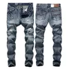 Streetwear Mens Jeans Ripped Denim Volledige Broek Nieuwe Biker Jeans Mannen Hoge Kwaliteit Slanke Parth Plus Size 1604