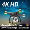 JJRC X13 4K HD 2-Axis Self-stabilizing Gimbal Camera 5G WIFI Drone, GPS Position, Brushless Motor, Track Flight, Auto Follow Quadcopter, 2-1