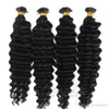 VMAE Brazilian Remy Virgin I Tip 50g Afro Kinky Curly Straight Body Water Deep Wave 4A 4B 4C Pre Bonded Human Hair Extensions