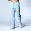 Yeni Erkek Joggers Rahat Pantolon Spor Eşofman Altı Spor kalem pantolon Pamuk Spor Salonları Egzersiz Pantolon Erkek Sıska Parça