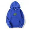 Mäns Hoodies Sweatshirts Mode Hoodie Graffiti Print Sad Frog Sweatshirt Hip Hop Fleece Gul Rosa Män och Kvinnor Hooded Suit