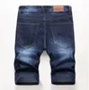 Günstige Männer Designer Slim Ripped Shorts Distressed Short Jeans Gebleichte Retro Denim Shorts Große Größe 28-42 Hosen JB3249y