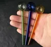Zubehör für Farbbrenner-Glasbongs, bunte Mini-Mehrfarben-Handpfeifen aus Glas, beste Löffelglaspfeife