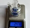 10mm Mini-Glasbongs Spiral Recycler Dab Bohrinseln Wasserpfeife 10mm weibliche Gelenkwasserpfeife