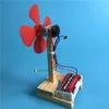 Scientific home-made light control small fan children's hand-made small invention science and technology production