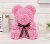 Factory Directly Sell Oversize 70CM Rose Bear Artificial Flowers For Mother's Day Valentines Girlfriend Gift Party Decoration235J