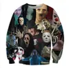 New Fashion Womens/Mens Horror Movie Killer Role Funny 3D Print Crewneck Sweatshirt Jumper Women/Men Fashion Clothing AABB019