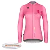 Maillot de cyclisme sur route à manches longues, en polaire thermique, vêtements de course en montagne, hiver, Ropa Ciclismo Mujer D10