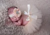 Ensembles de vêtements pour nouveau-nés Jupe Tutu avec bandeau à fleurs assorti Superbe bébé Photo Prop fille ensemble de vêtements