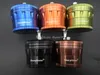 Wholesale 5 colorful sharpstone 2.0 Herb Grinder with Handle Aluminum Hand Crank CNC sharp stone Smoking tobacco Grinder DHL free shipping