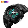 Skmei Sports Watch Men Digital Double Time Chronograph Watches 50m WatwrProof Week Wyświetlacz na rękę Relogio Masculino 1270