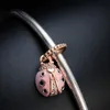 pandora pink dangle.