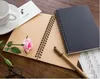 Portable Business Kraft Papers Notepads Black Drawing Sketch Notebook Spiral Journal Notebooks School Office Suppliers SN2630