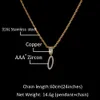 Iced Out Custom Cursive Writing Initial Letters Pendant Necklace with Free 24inch Rope Chain Cubic Zirconia For Men HipHop Jewelry